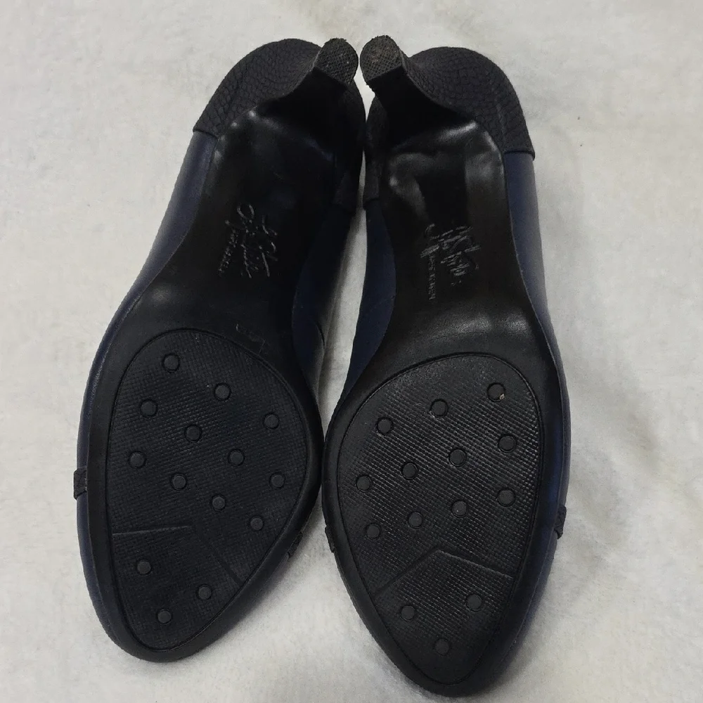 Life Stride Blue  Heels Sophisticated Design Comfort Insoles Sz 8 1/2 - Picture 8 of 11